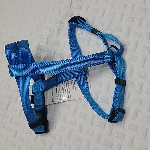 Small blue dog harness - Picture 3 of 4